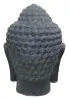 Product image 4 of the product “Buddha head, 100cm height, cast stone, hollow, handcrafted & coloured 100 cm”